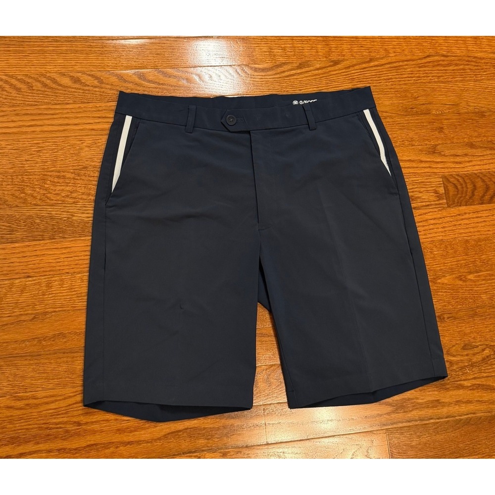 G/FORE Maverick‎ Golf Shorts Mens 34 Chino Navy Blue Performance Stretch 9.5"